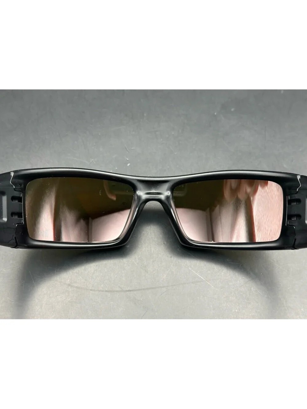 Oakley Gascan NFL Bengals Matte Black Ruby Iridium (BUCS Etched)